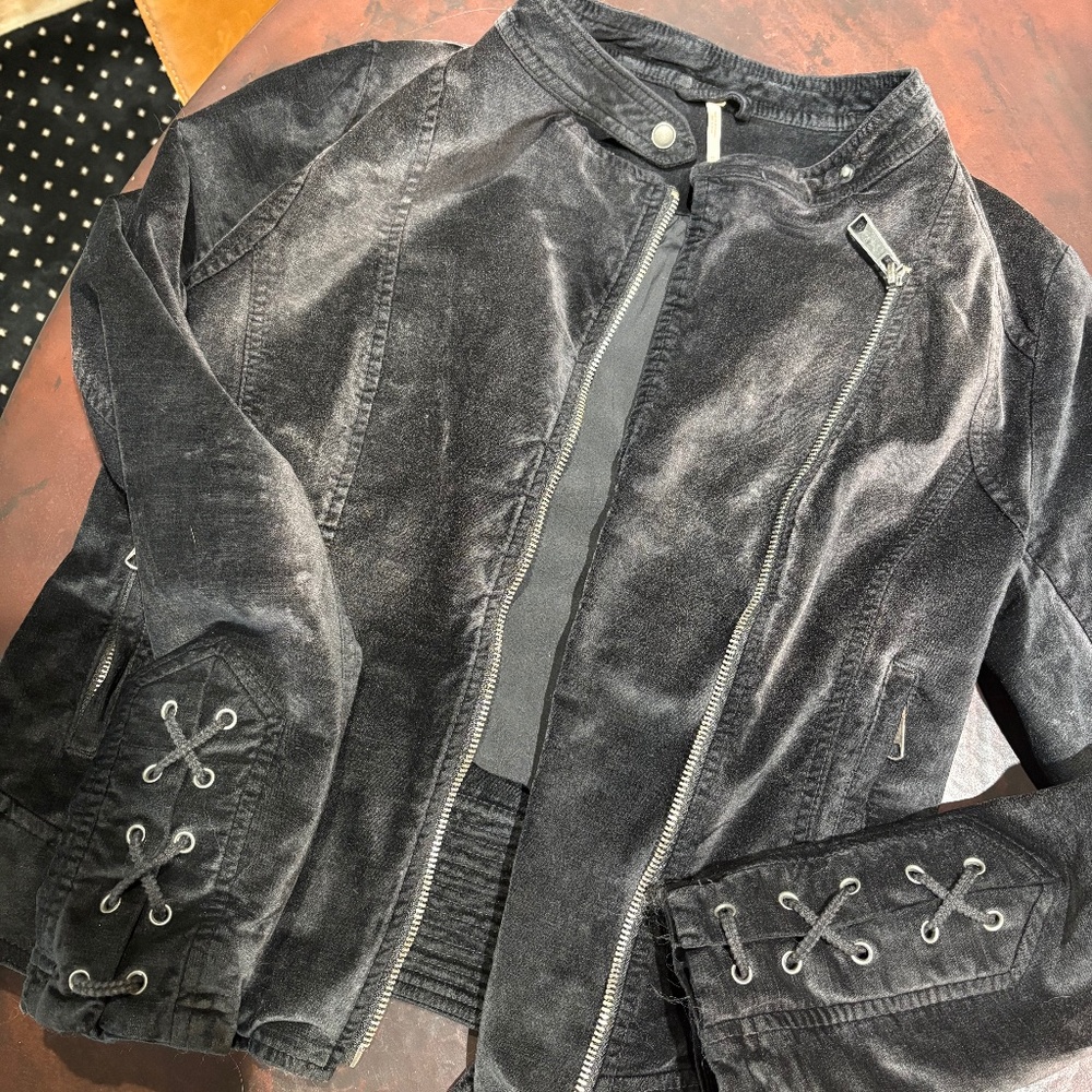 Free People moto jacket